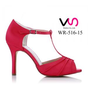 WR-516-15 9cm Fusia Color Party shoes Evening Shoes