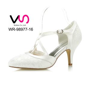 7.8cm Elegant Lace Bridal Shoes