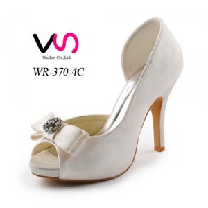 New comfortable round bridal shoes